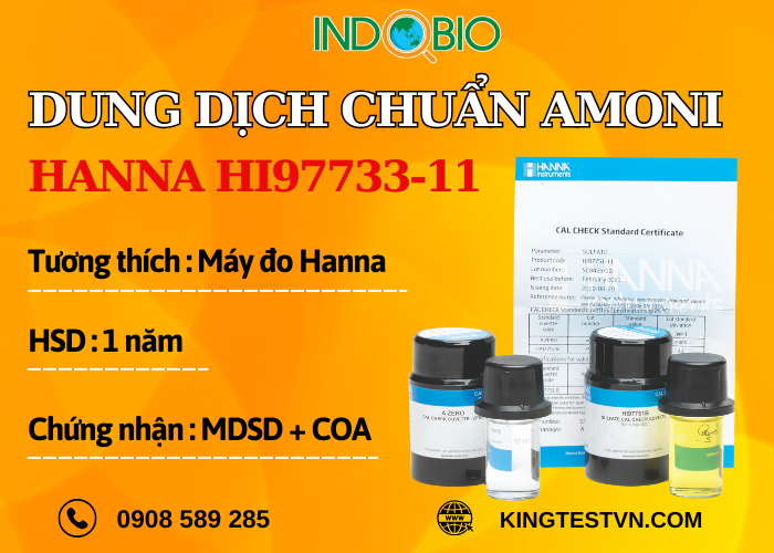 Dung dịch chuẩn Amoni Hanna HI97733-11